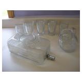 VINTAGE ANCHOR HOCKING MANHATTAN GLASSWARE