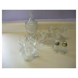 VINTAGE ANCHOR HOCKING MANHATTAN GLASSWARE