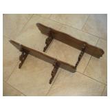 (2) PINE SHELVES 30IN LONG