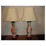 VINTAGE TABLE LAMPS 26IN TALL