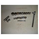 CRAFTSMAN 1/4 AND 3/8 DRIVE SOCKETS