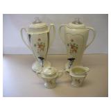 VINTAGE CERAMIC COFFEE PERCULATORS W/