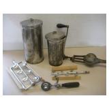 VINTAGE ICE CREAM MAKER ACC.