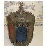 GOTHIC SPANISH TUDOR CATHEDRAL HANGING LIGHT
