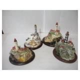 4 LENOX LIGHTHOUSE DISPLAYS