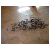 WILLIAM STEGE BRUTALIST NAIL WALL SCULPTURE