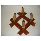DEER HOOF COAT/HAT RACK