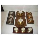 4 VINTAGE WEATHER STATIONS