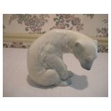 VINTAGE PORSGRUND (NORWAY) PORCELIN POLAR BEAR