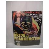 THE BRIDE OF FRANKENSTEIN MOVIE POSTER 21 X 28 IN.