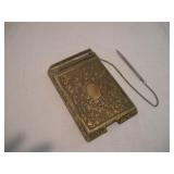 VINTAGE GODLINGER JAPAN SILVER PLATE NOTEPAD --