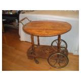 MID CENTURY MODERN ITALIAN DROPLEAF TEA CART