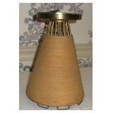 MODERN BRASS CEILING LIGHT 10 INCH TALL