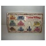 VINTAGE CHRISTMAS  ALPINE VILAGE W/ ORIGINAL BOX