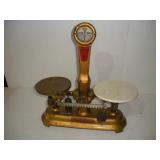 VINTAGE DETECTO-GRAM BALANCE SCALE  18X8X19