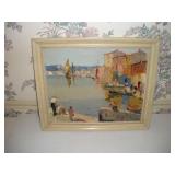 VINTAGE RUDOLF NEGELY OIL ON CANVAS PAINTING