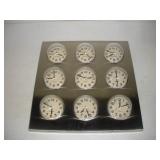 VINTAGE KARLSSON WORLD TIME ZONE WALL CLOCK
