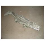 4FT CHALKWARE ALLIGATOR