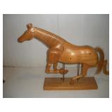 16IN WOOD HORSE POSIBLE MANIKIN FOR DRAWING