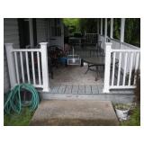 (2) 26IN SECTIONS OF VINYL RAILING