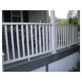 (2) 68IN SECTIONS OF VINYL RAILING