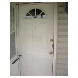 36IN STEEL EXTERIOR DOOR  79IN TALL