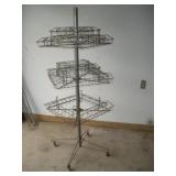 Metal Seed Display Rack 21 x21 x 62 inch