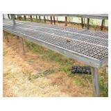 15 1/2 Ft Long Greenhouse Plastic Top Planting Tab