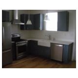 KITCHEN CABINETS - COUNTER - AND SINK