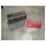 (3) Tool Boxes Longest is 21 inch