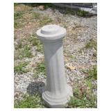 22 Inch Tall Cement Bird Bath Base Only