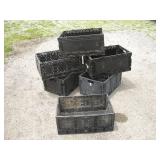 (6) Collapsable Crates 23 x 216 x 10 inch