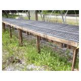24 Ft Long Greenhouse Plastic Top Planting Tables