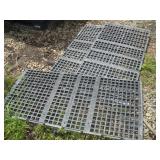 (3) 2 ft x 4 ft Plastic Plant Table Tops Only
