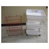 STORAGE RACKS TALLEST 2 1/2 FT