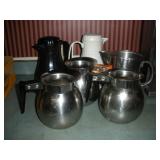 ASST COFFEE POTS & SERVERS