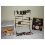 DISPLAY RACKS AND PLASTIC CONTAINER