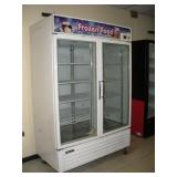 TURBO AIR LIGHTED DISPLAY FREEZER ON WHEELS