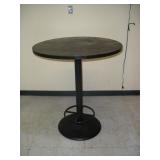HIGH TOP TABLE W/ METAL BASE  36X42IN