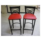 (2) HIGH TOP DINING CHAIRS