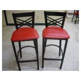 (2) HIGH TOP DINING CHAIRS
