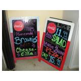 COCA COLA SIGN 23 X 40 INCH