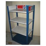 VINTAGE PEPSI METAL SHELF 30X19X56 IN