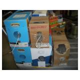 10 ROLLS OF COMUNICATION WIRE INCLUDING CAT5