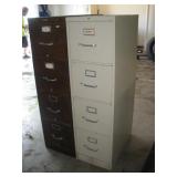(2) 4 DRAWER FILING CABINETS