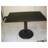 TABLE W/ METAL BASE