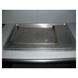 18X26IN AND 13X10IN ALUMINUM SHEET PANS