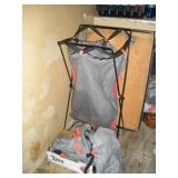 CLOTHES HAMPER SACKS & RACK