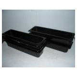 (7) PLASTIC TRAYS  20X6X4