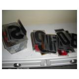 9IN LETTER SIGN INSERTS
